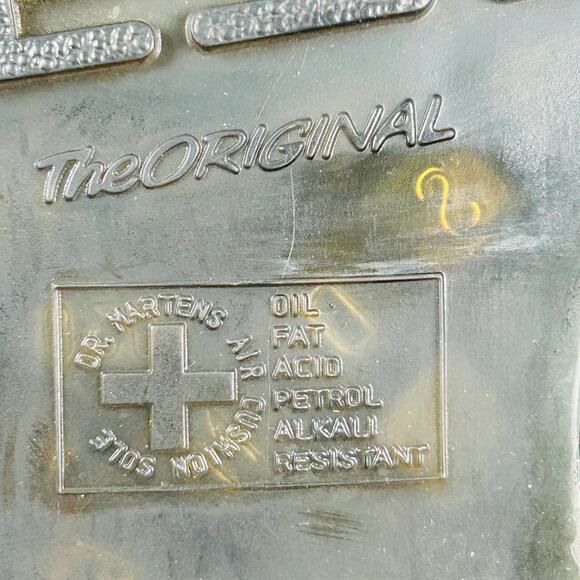 Dr Martens Steel Toe Safety Shoe Slip Resistant Black Leather Boots Women's 6 - Picture 11 of 12